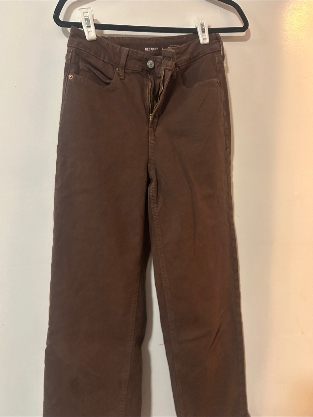 Old Navy Brown Women's Straight-Leg Jeans